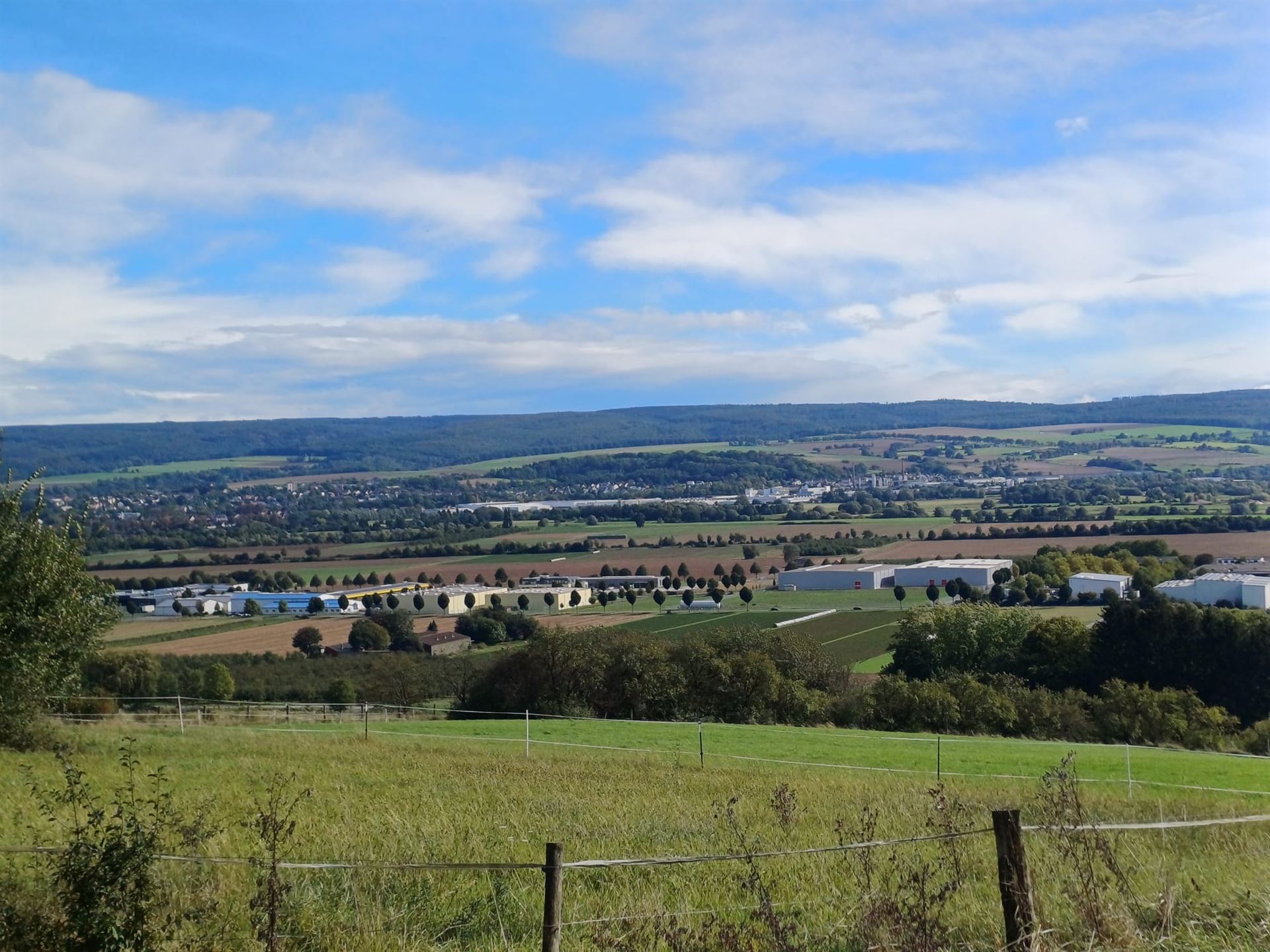 Blick über das Wesertal bei der Clubstation DK0GH